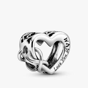Pandora Love You Mom Infinity Heart Charm